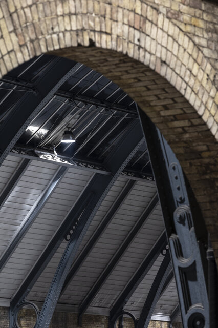 New lighting at Kings Cross Station