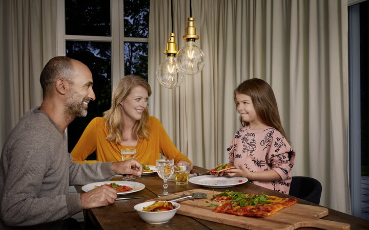 LED Globe Filament warm